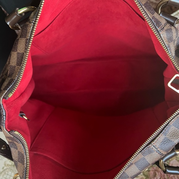 Authentic Louis Vuitton (LV) Damier Ebene Evora Handbag GM - Picture 3 of 8